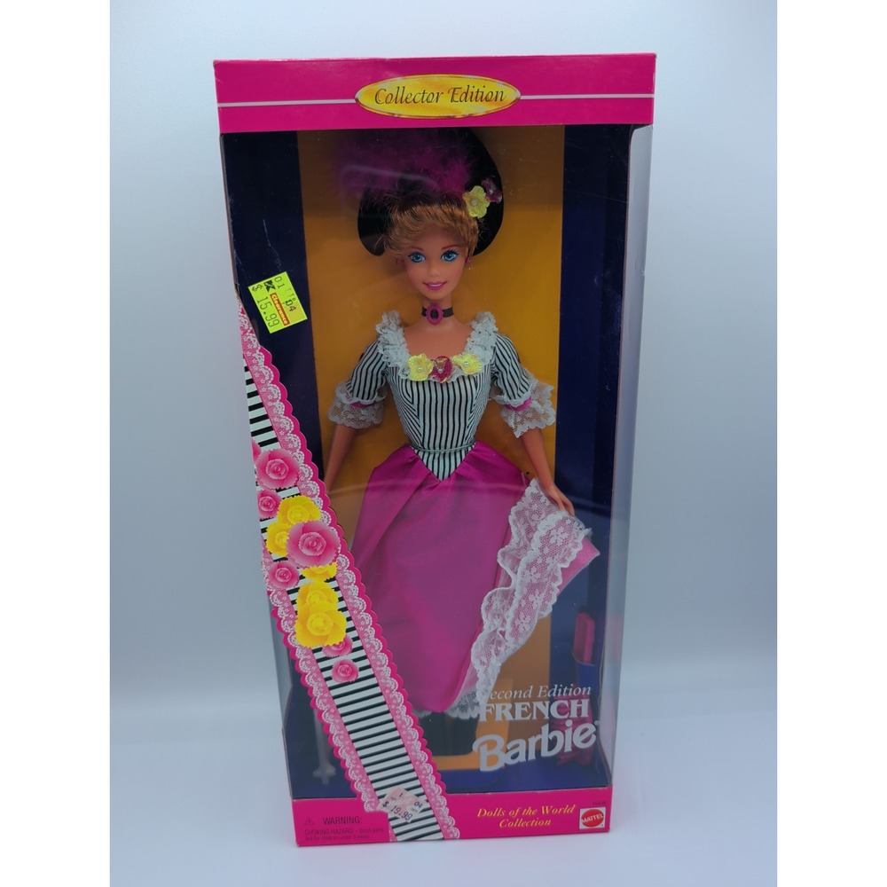 BARBIE 1996 French Barbie Dolls of the World Collection #16499 NRFB Vintage.